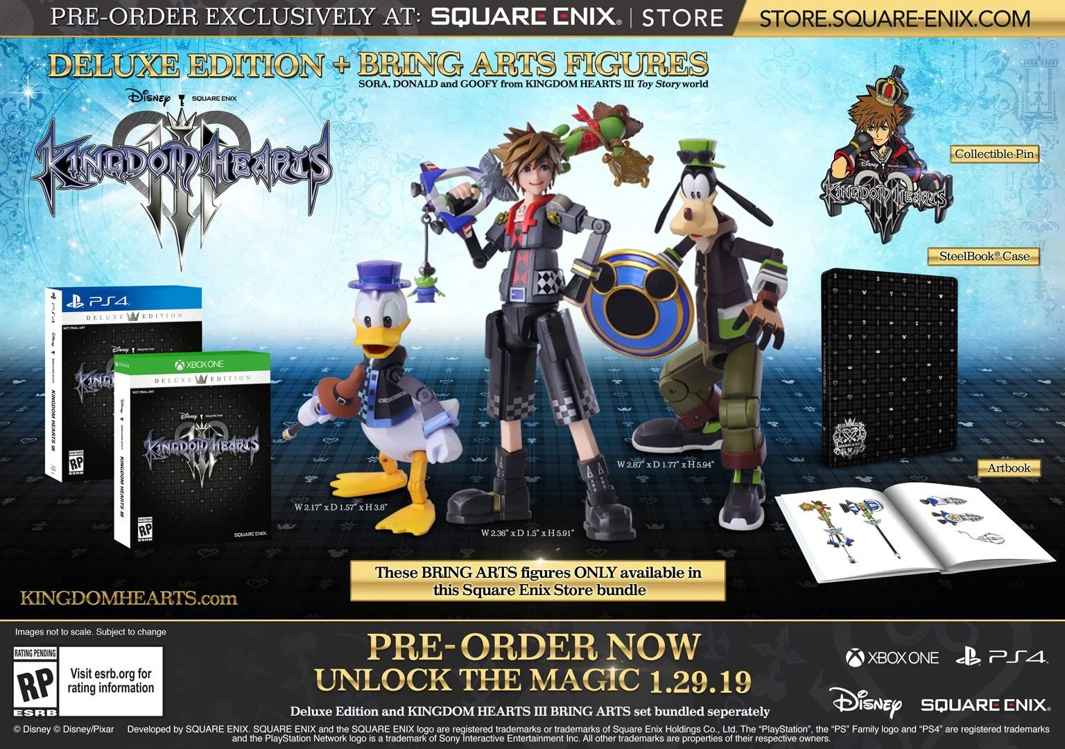 E3 2018 une édition collector à 230€ pour Kingdom Hearts 3 Kingdom