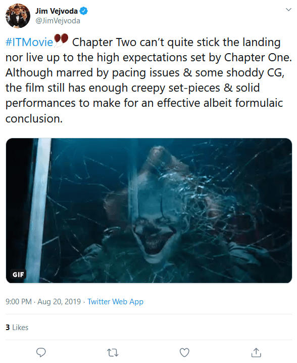 IT Chapter 2 First Reactions Twitter Roundup IGN