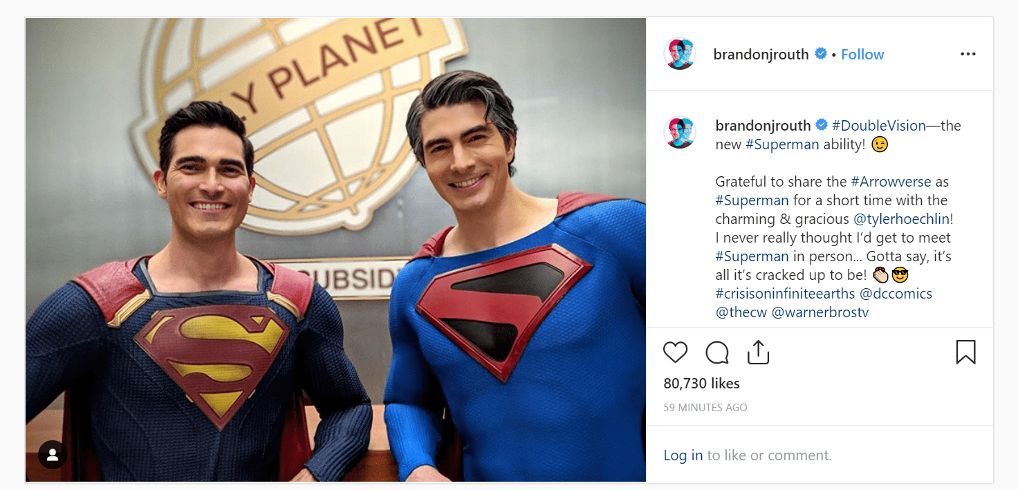 Two Supermen Stand Together in New Crisis on Infinite Earths Photo IGN