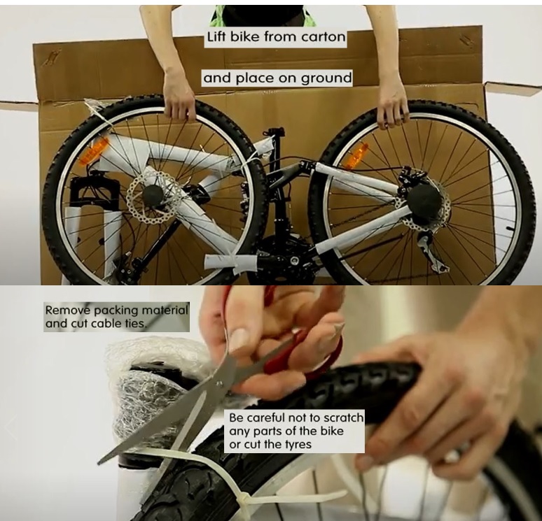 Bike Assembly Guide Boxed Bicycle Bike Shop & Warehouse