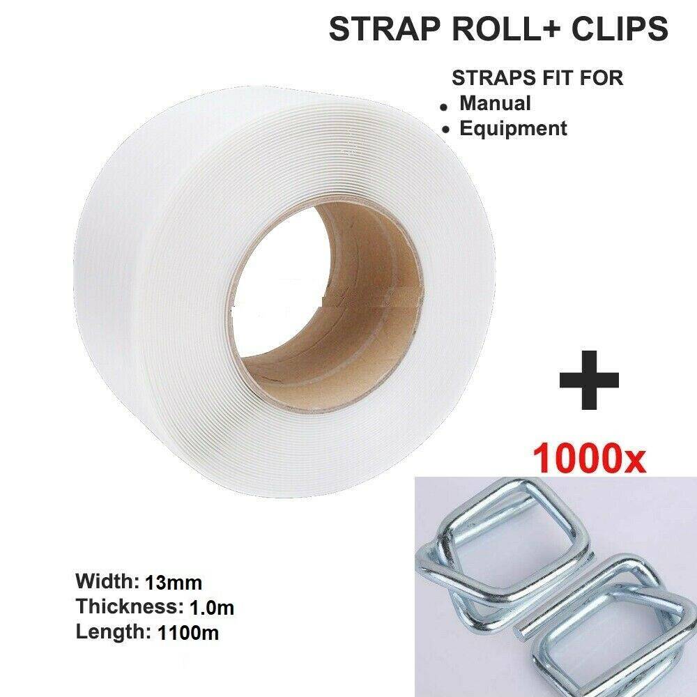 PP Strapping 1100m Manual Packing Machine Tool Set Tensioner Clips