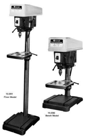 DELTA -Rockwell 15" Drill Press 15-090 15-091 Instructions & Parts