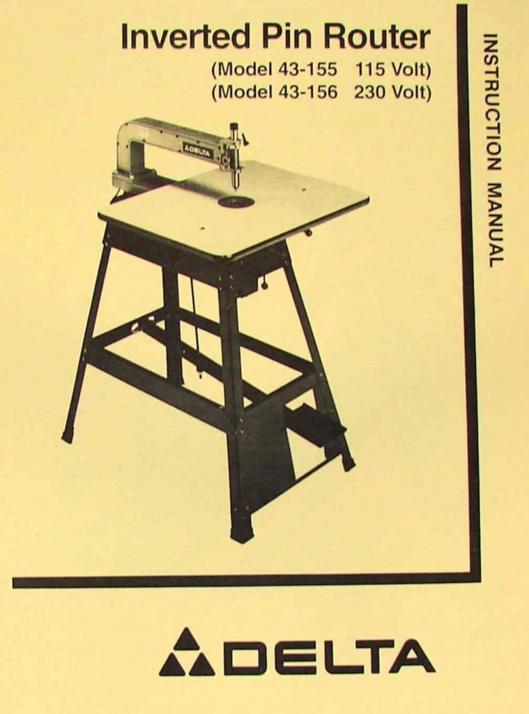 Pin Routers Ozark Tool Manuals & Books