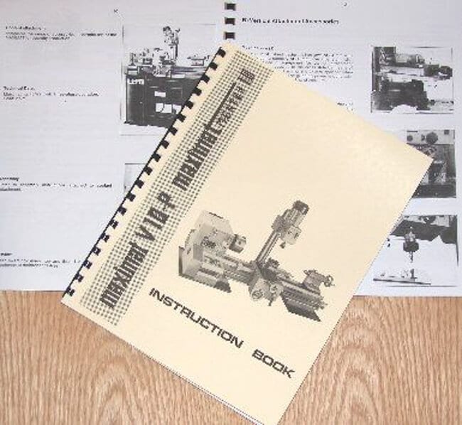 EMCO Maximat V10P Mentor 10 Metal Lathe Instruction Manual Ozark