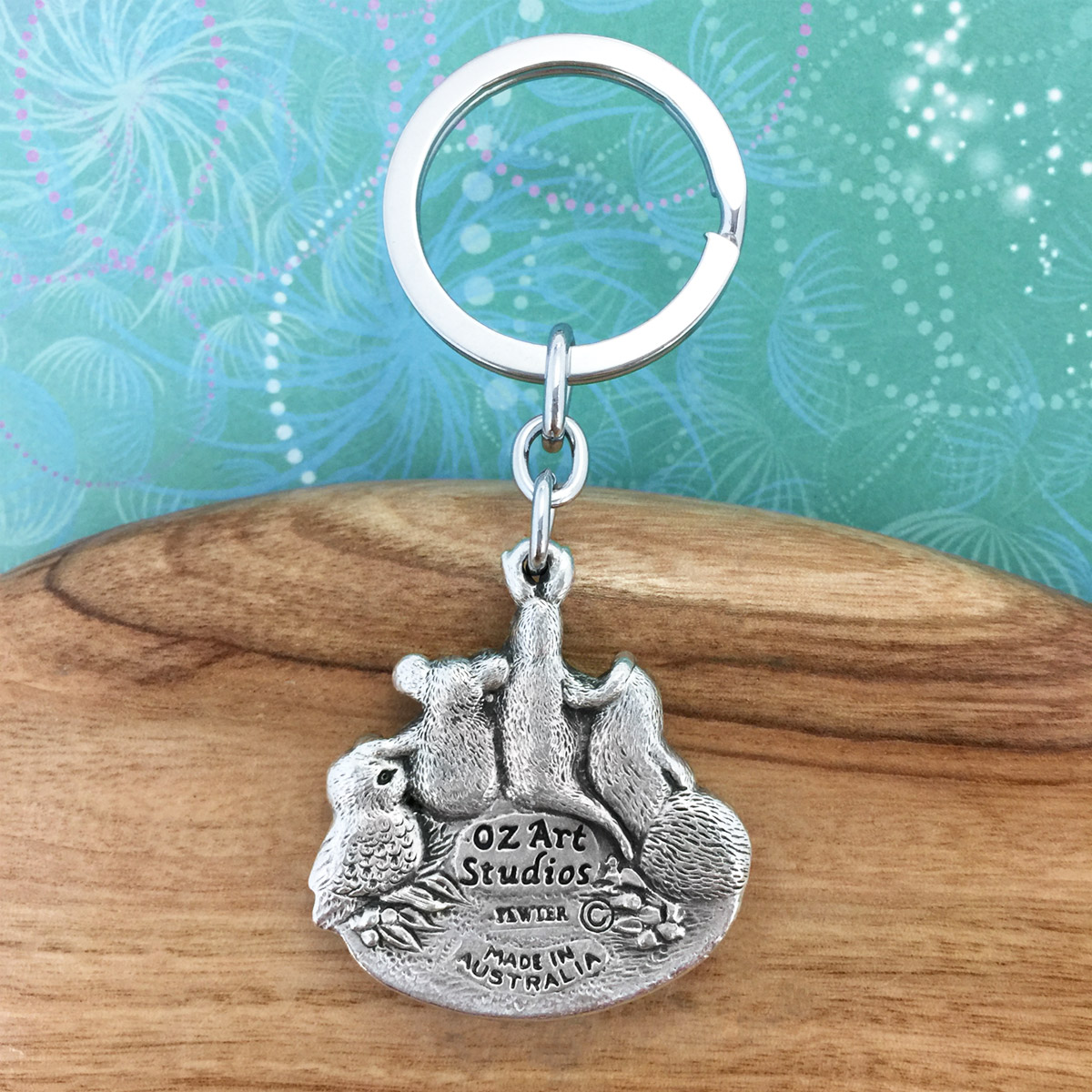 Aussie Bunch Australian Souvenir Keyring Premium Australian Made Gift