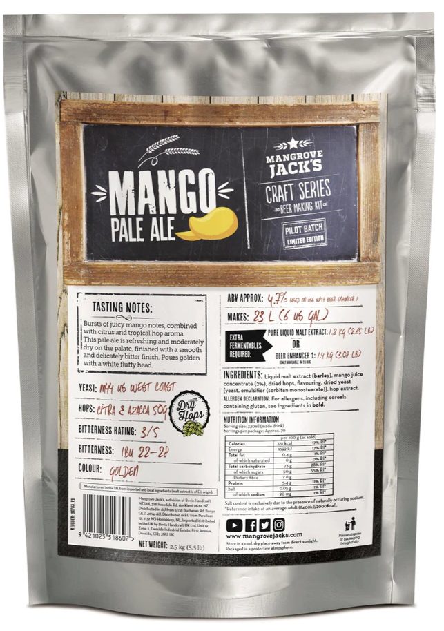 Mangrove Jack’s Mango Pale Ale Oz Brew