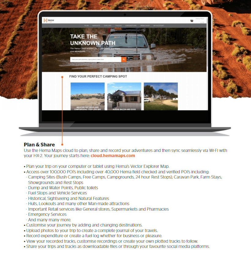 Hema Navigator 2 New Release HX2 Oz Camp n' Boat