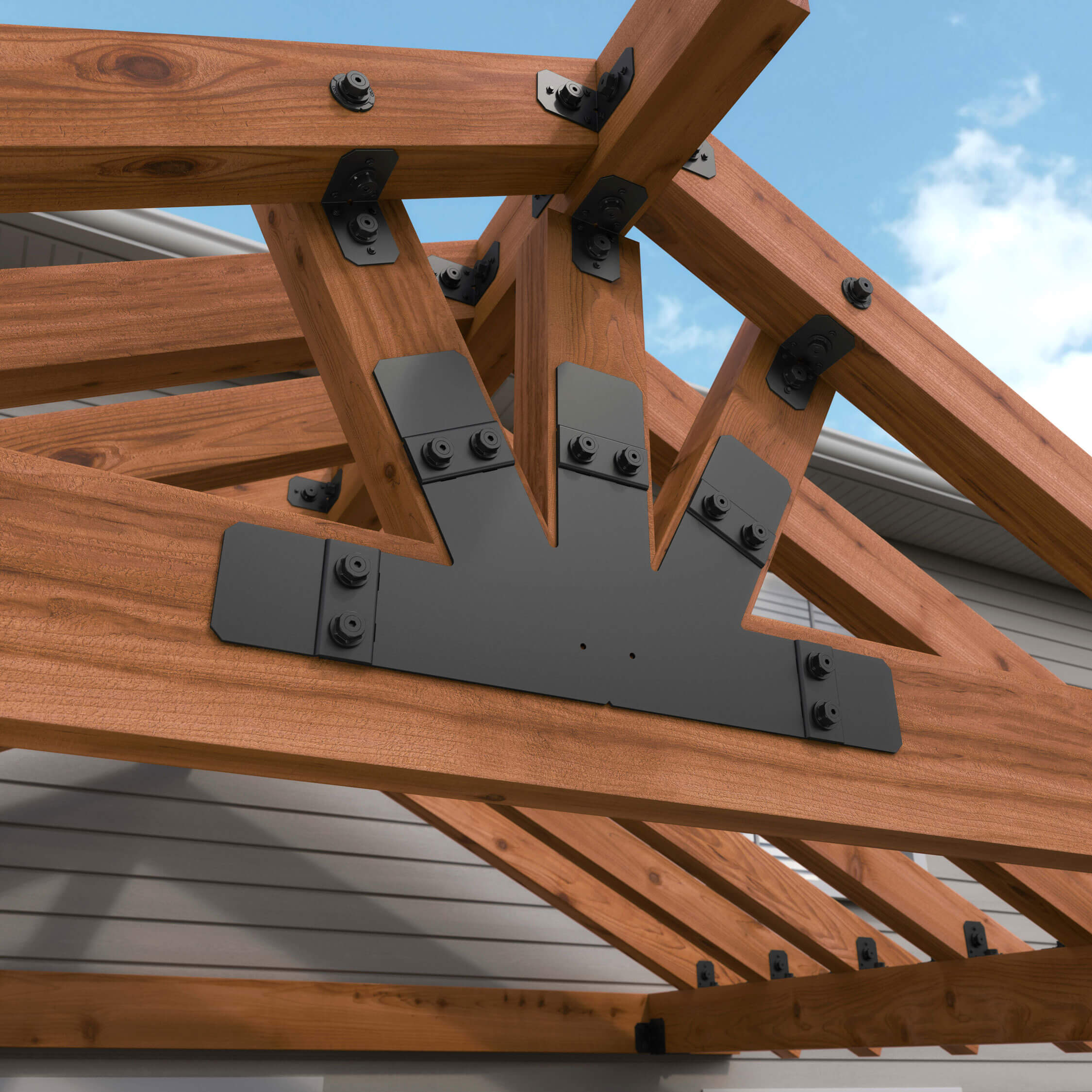 3/4 in. x 10 12 in. OWT Timber Bolts (25PK) OZCO Building Products