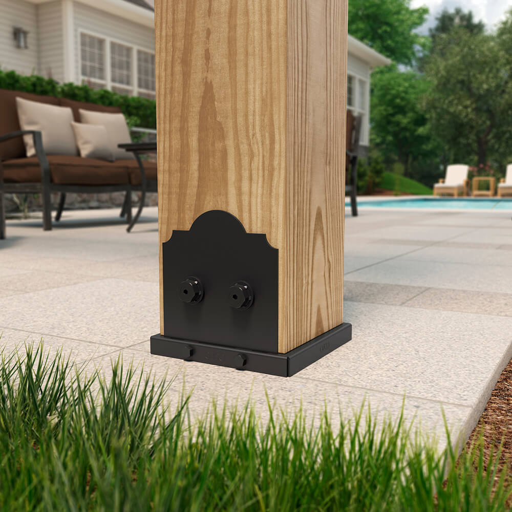 8x8 Post Base Laredo Sunset OWTLite OZCO Building Products