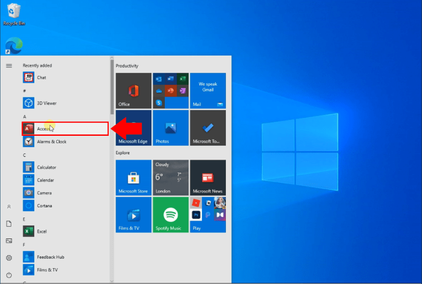 How to setup Microsoft Access 365