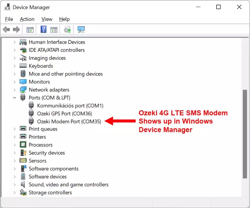 Ozeki 4G LTE SMS Modem