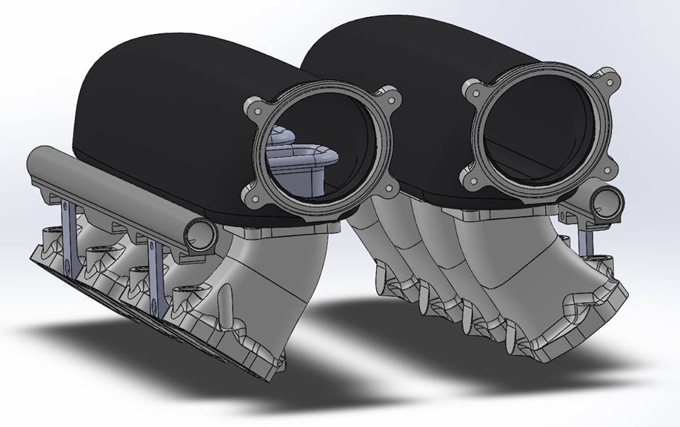 CAD for RSLR Intake OZMO Engineering