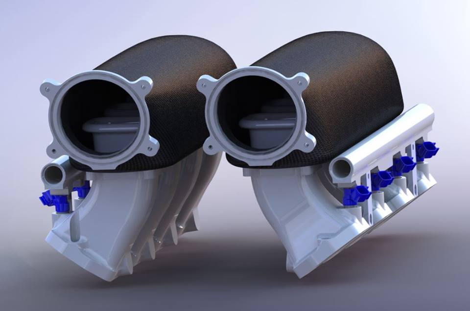 CAD for RSLR Intake OZMO Engineering