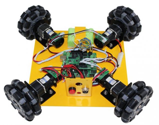 Sharplace Mecanum Wheel Robot Kit 4WD Omnidirectional Wheels