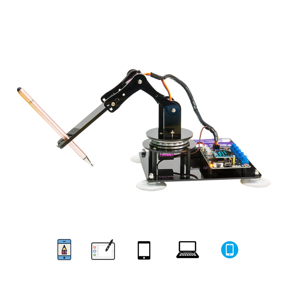 Adeept Arduino Compatible DIY 5DOF Robotic Arm Kit for Arduino UNO R3