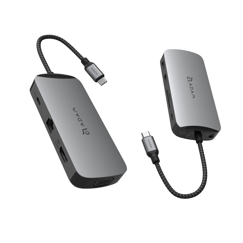 Adam Elements Casa X 10 in 1 Adapter – Space Grey – Oz Robotics