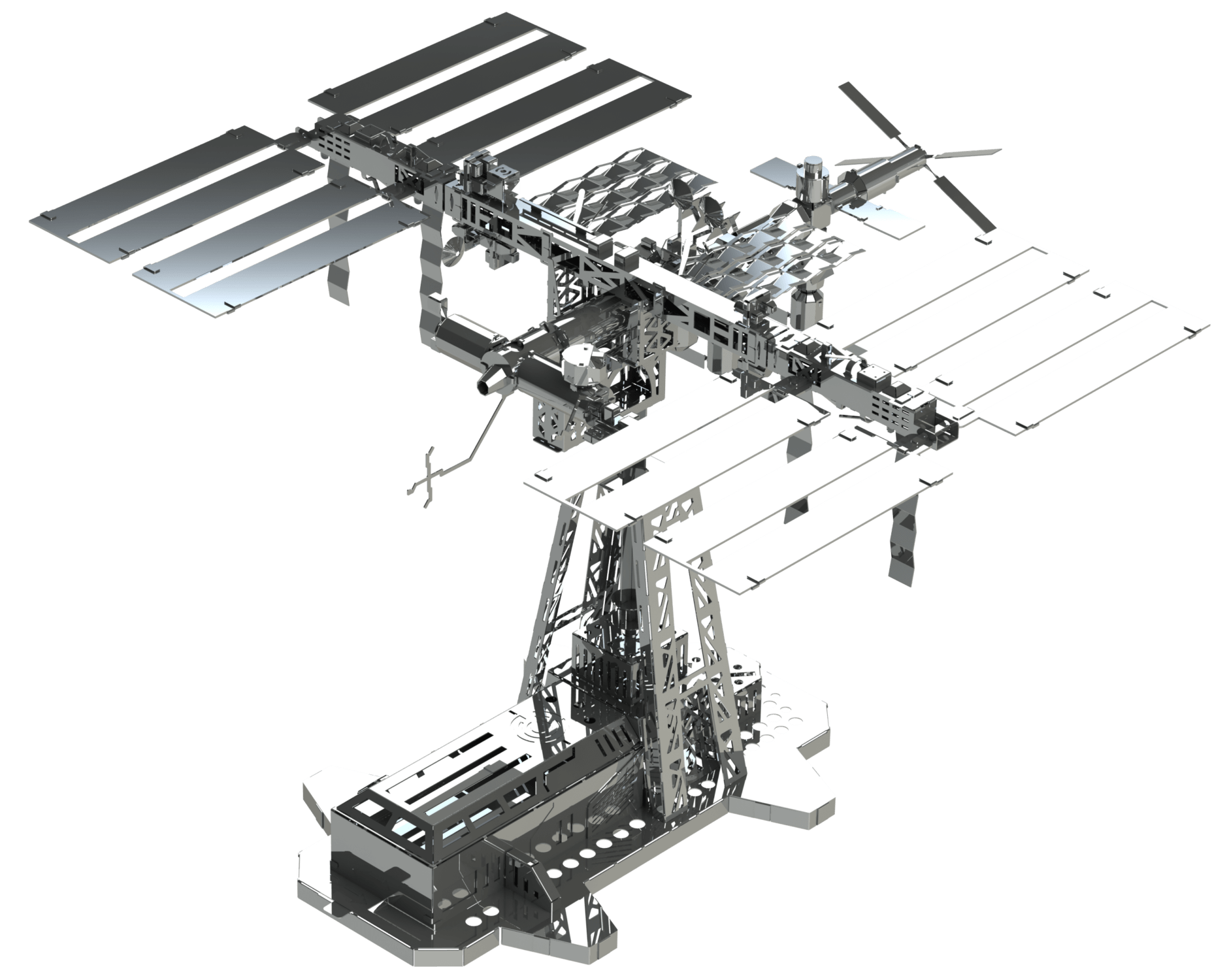 DIY Space Station Kit with 3D Mechanical Puzzle Oz Robotics