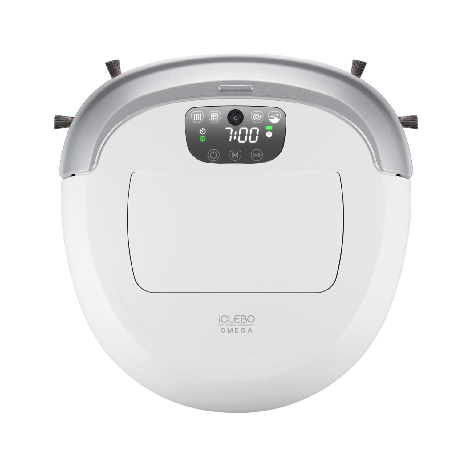 iClebo Omega Robot Vacuum Cleaner with Camera Navigation White Oz
