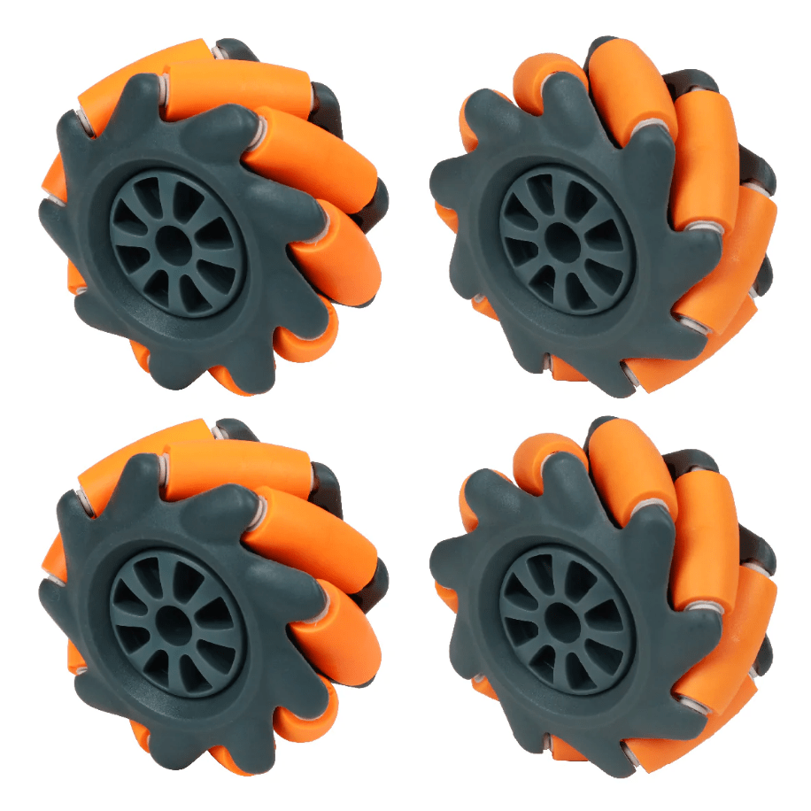 Omnidirectional Mecanum Wheel with 65mm High Hardness Plastic for