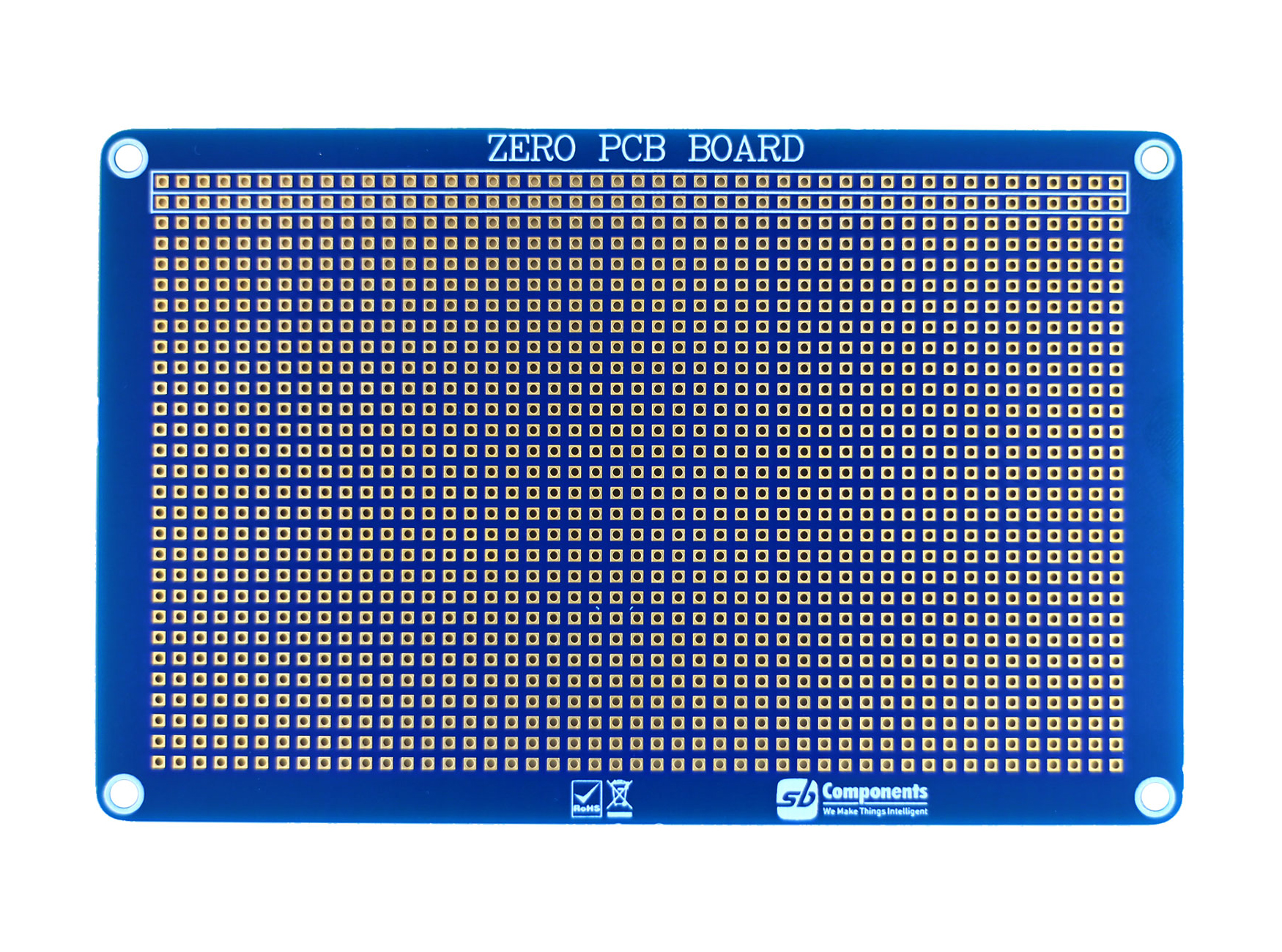Zero PCB Board, 133×85 Grid Double Sided Universal PCB Prototype Board