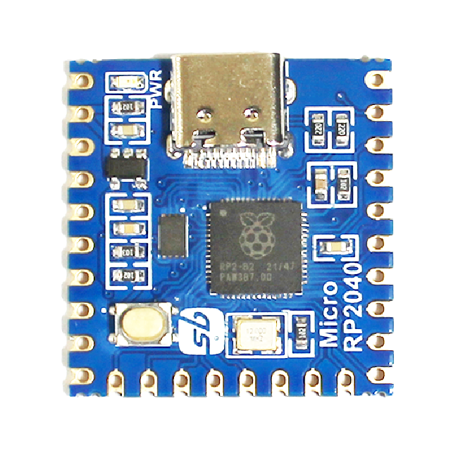 Micro RP2040, 2MB Flash MCU Board based on Raspberry Pi RP2040