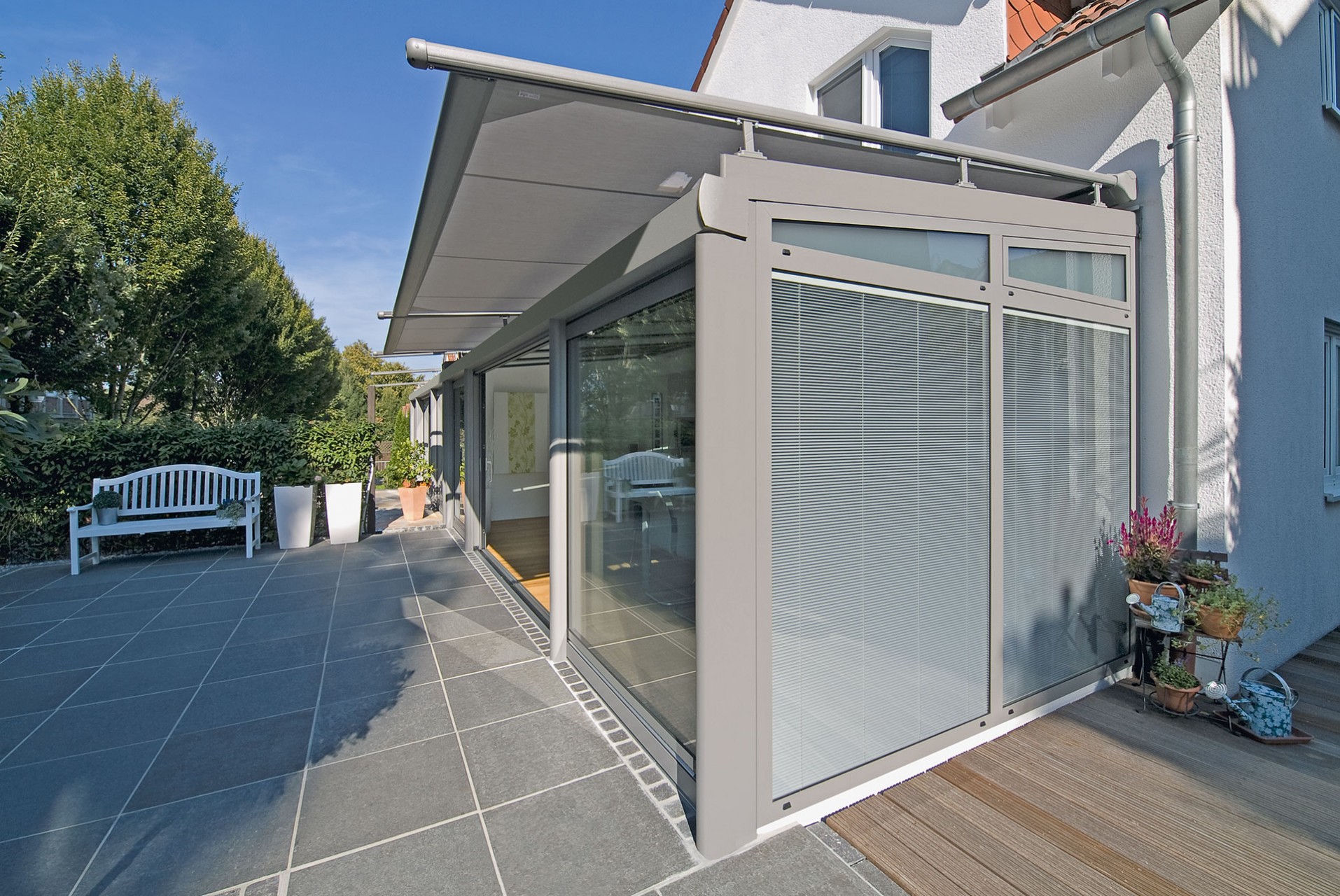 Conservatory Awnings Ozshade German quality curtains, blinds