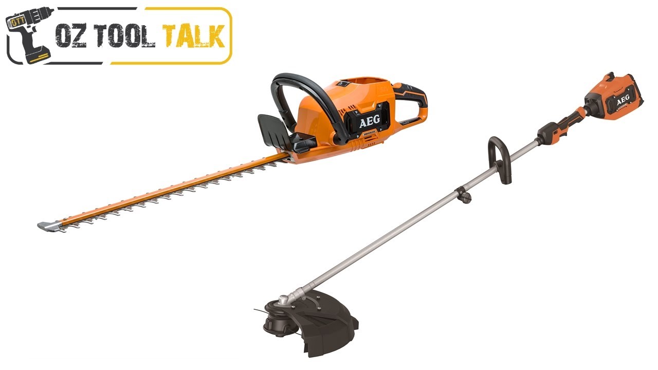 AEG 58V Brushless Line Trimmer & Hedge Trimmer AHT58 & ALT58 Oz Tool Talk