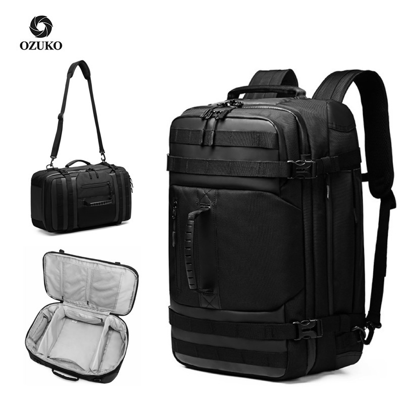 Ozuko 9242 Large Capacity Waterproof Luggage Travel Bags Weekend