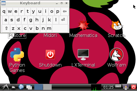 Virtual Keyboard for the Raspberry Pi | ozzmaker.com