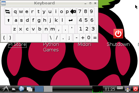 Virtual Keyboard for the Raspberry Pi | ozzmaker.com