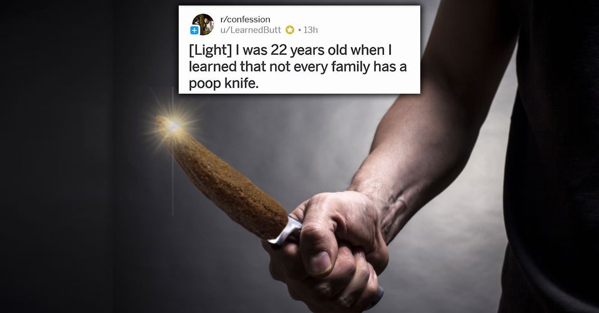 Guy Shares Bizarre Story Of How He Grew Up In A Family Who Used A ‘Poop