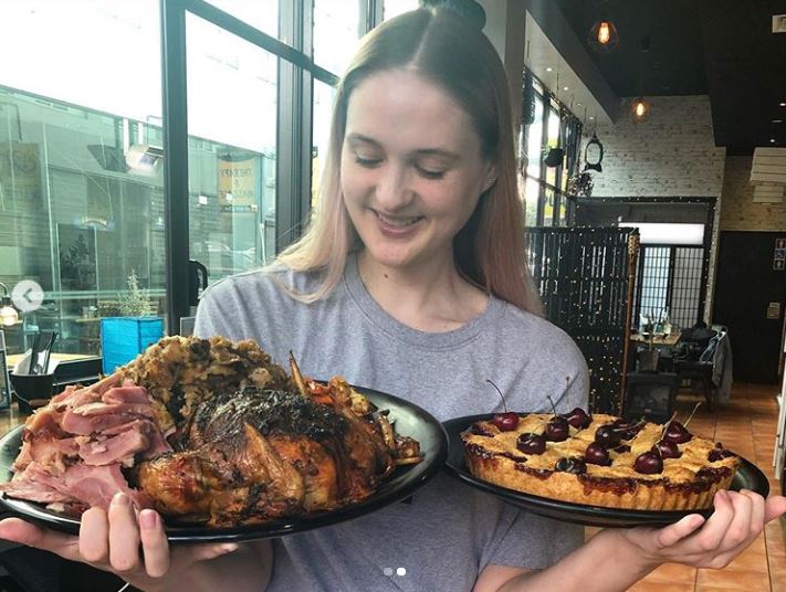 This tiny little chick is one of the world’s best competitive eaters…