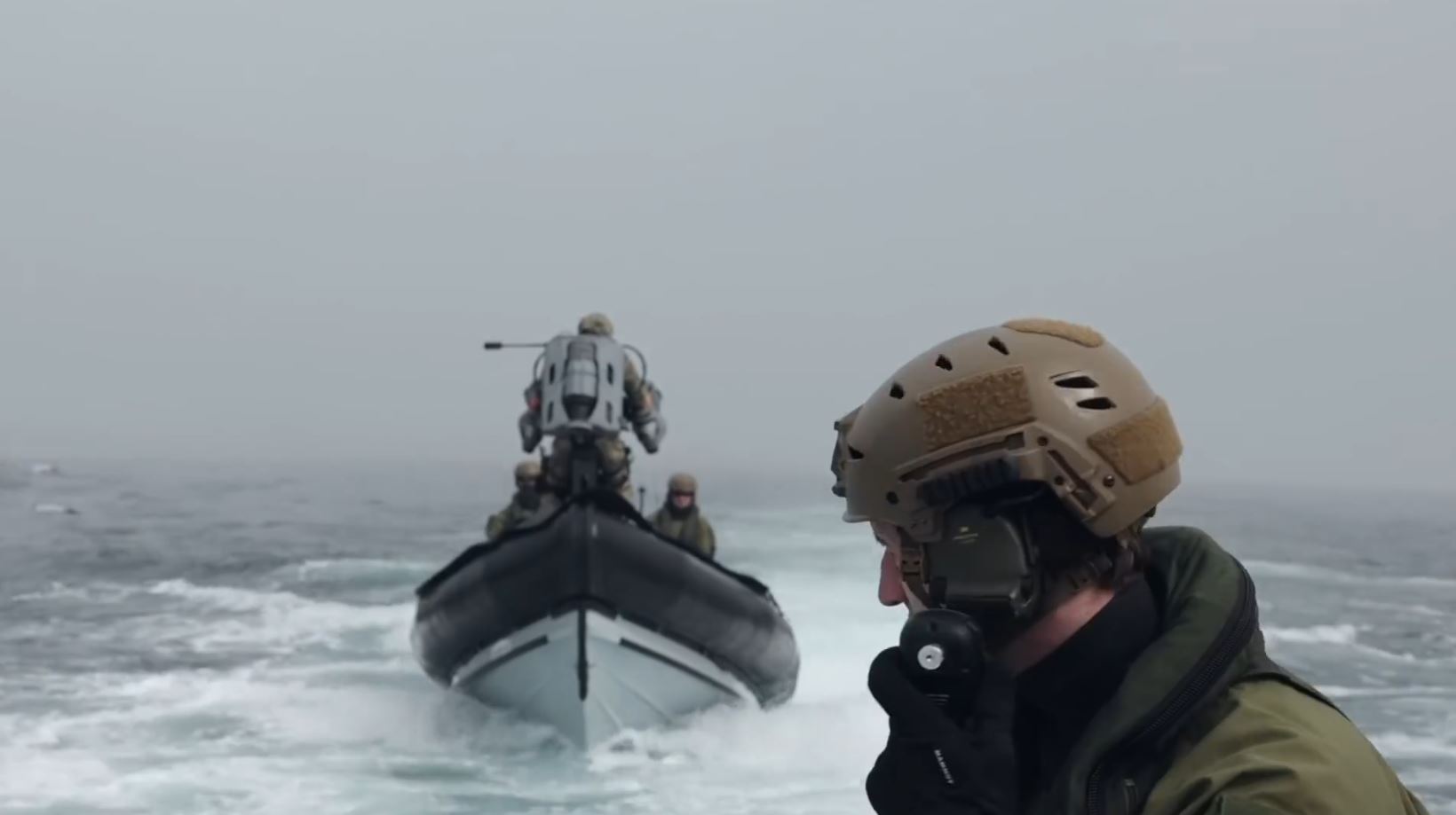 Awesome footage shows UK Marine f*en jetpack onto ship and whip out