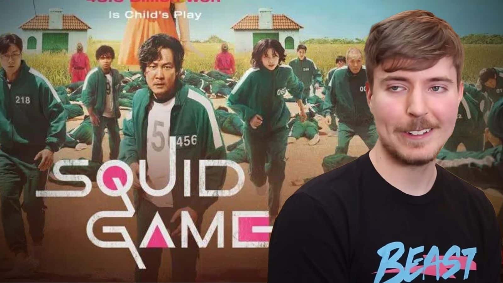 Mr Beast has recreated Squid Game for YouTube and the winner gets 456