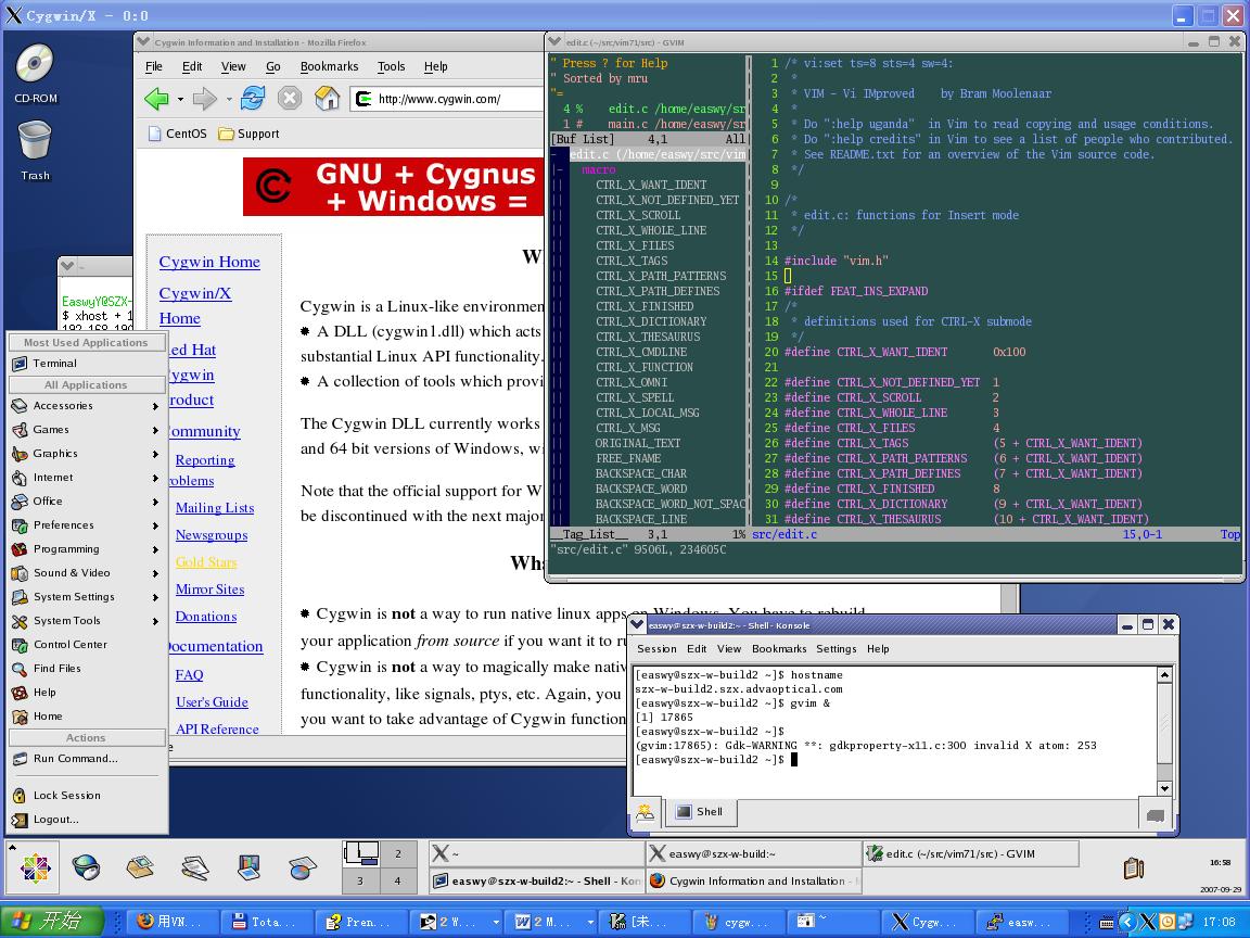 如何使用cygwinx登陆linux主机_cygwin x11协议连接linuxCSDN博客