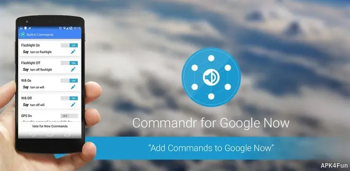 Free Download Commandr for Google Now APK v3.4.1 APK4Fun