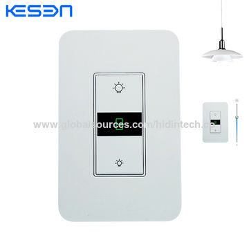 China Mobile Remote Control Wifi Dimmer Light Switch With Led On
