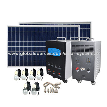 Buy Wholesale China 500W Solar Power Systems For Lights/Fan/Dvd/Tv/Computer/Fridge, All-In-One Case, Just Connect Panels & Solar Power Systems At Usd 558 | Global Sources