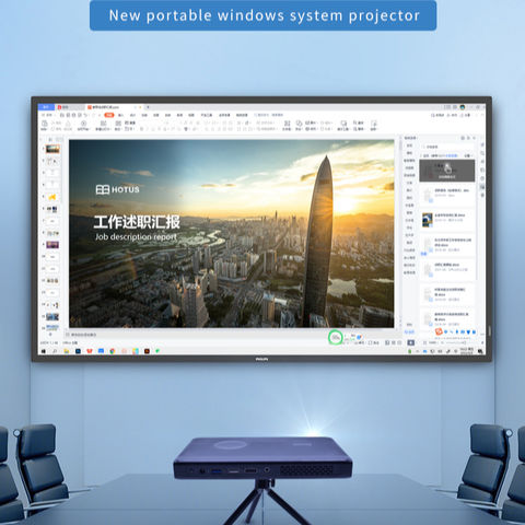 Buy Wholesale China Hotus Win 10 System Projector Dlp 350 Ansi Lumen