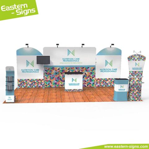 Modular Custom Portable Aluminum Fabric Cheap Fair Trade Show 20ft