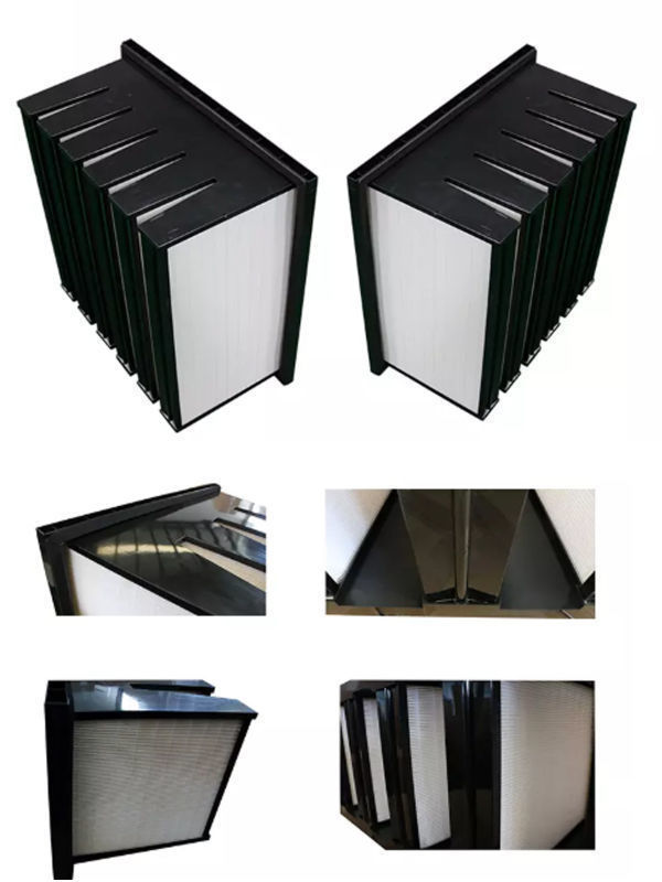 High Quality CleanRoom F6 F7 F8 F8 F9 Vbank compact Air Filter, Air