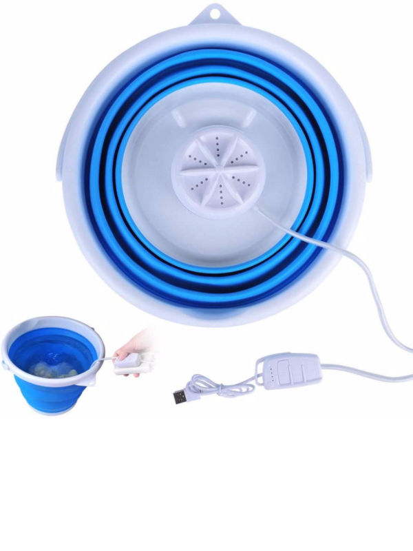 10L Portable Mini Washing Machine, Folding Turbo Washing Compact