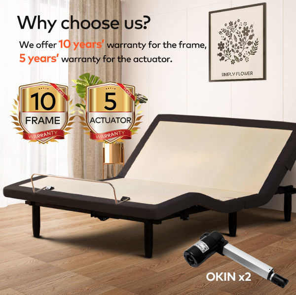 Wireless remote control dual massage upholstered ergonomic foldable