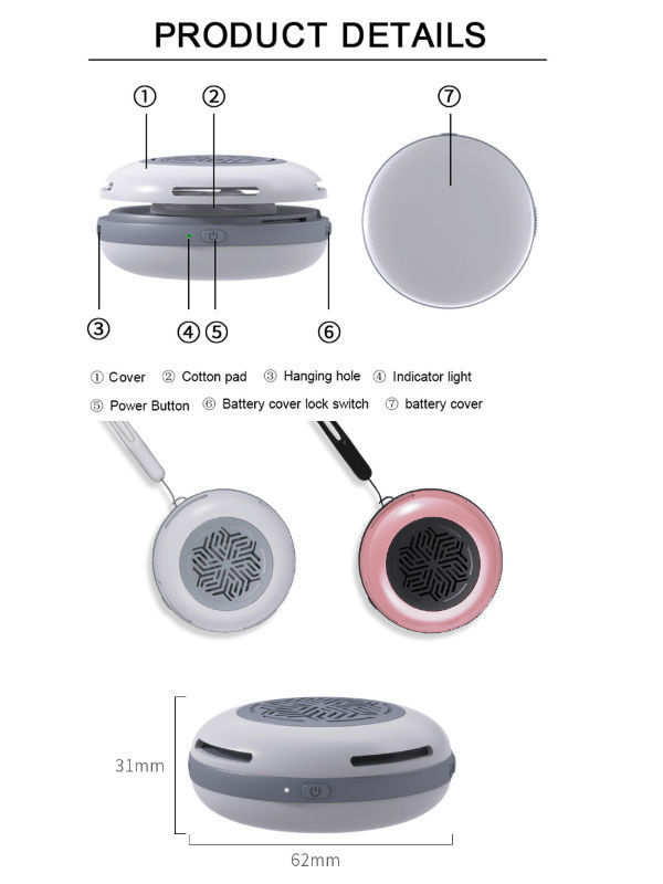 China Portable TravelSize Essential Oil Diffuser Air Humidifier