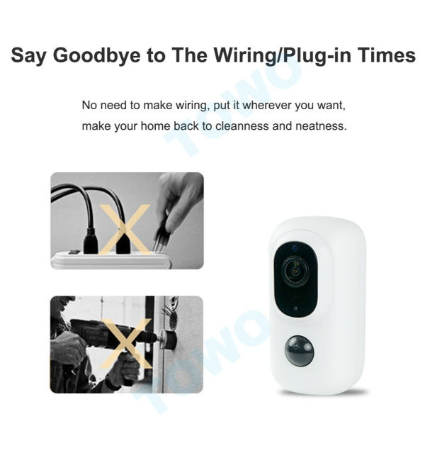 China Best Wireless 1080P HD Battery Operated Security Camera with