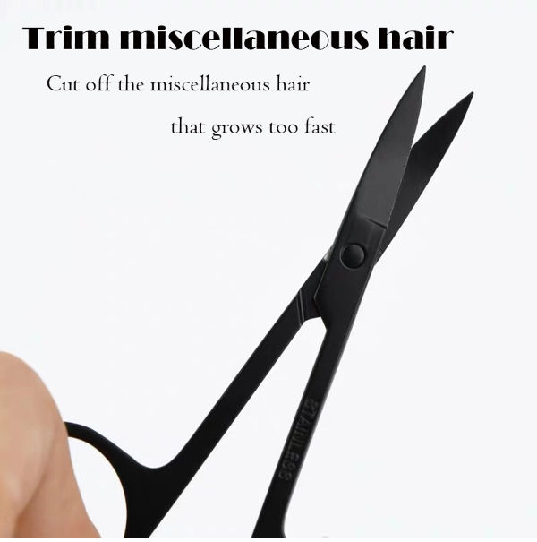 China Small Beauty Professional Black Hair Cutting Scissors Straight