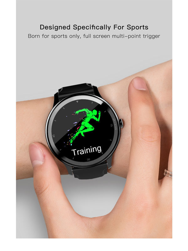 High accuracy fitness tracker smart watch with heart rate monitoring