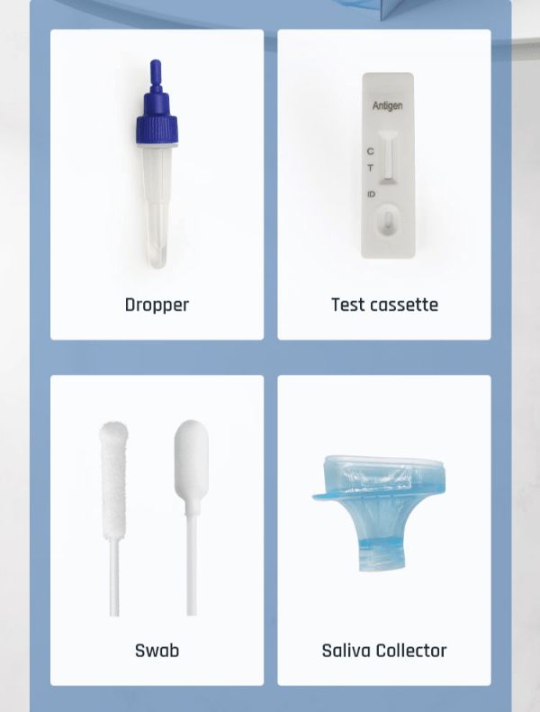 China Hot Sale 25 Set/Box Rapid Test Antigen Kit For Self test on