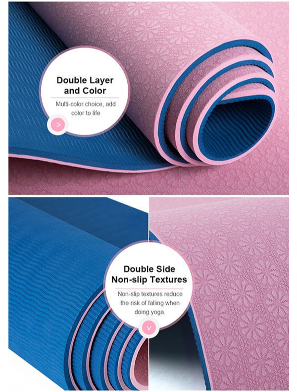 China Jump Exercsie Mat, Black Anti Slip Leg Tranining Soundproof Round