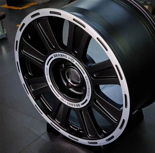 China 18 To 26 Inch 2 Piece Wheels Chrome Rims Wheels Raw Material Aluminum Alloy